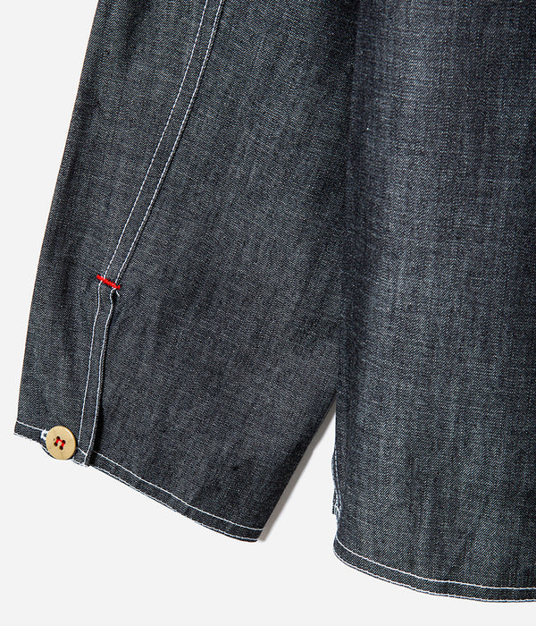 La chemise « Arromanches » denim chambray fonçé