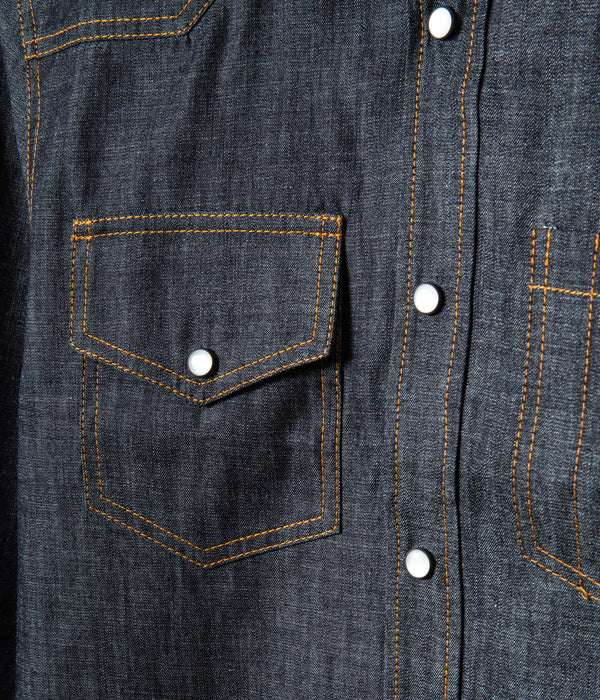 La chemise « Jimmy » denim chambray foncé