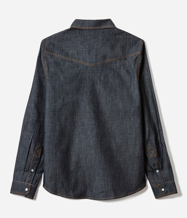 La chemise « Jimmy » denim chambray foncé