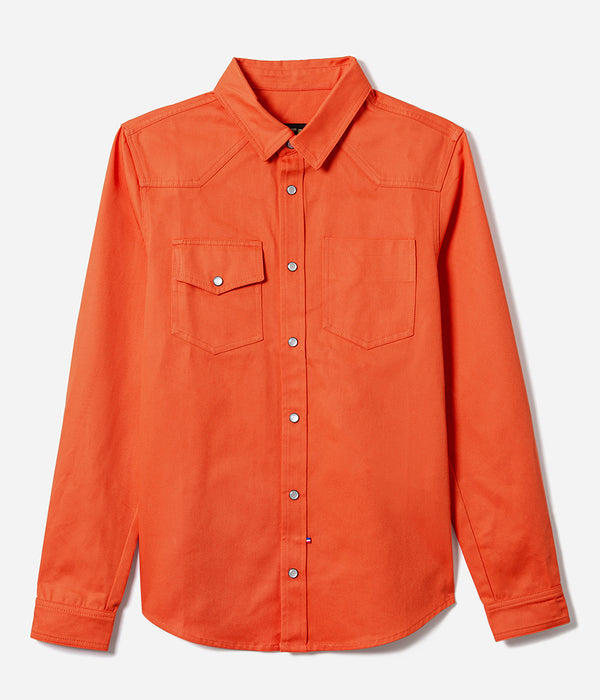 The “Jimmy” orange twill shirt
