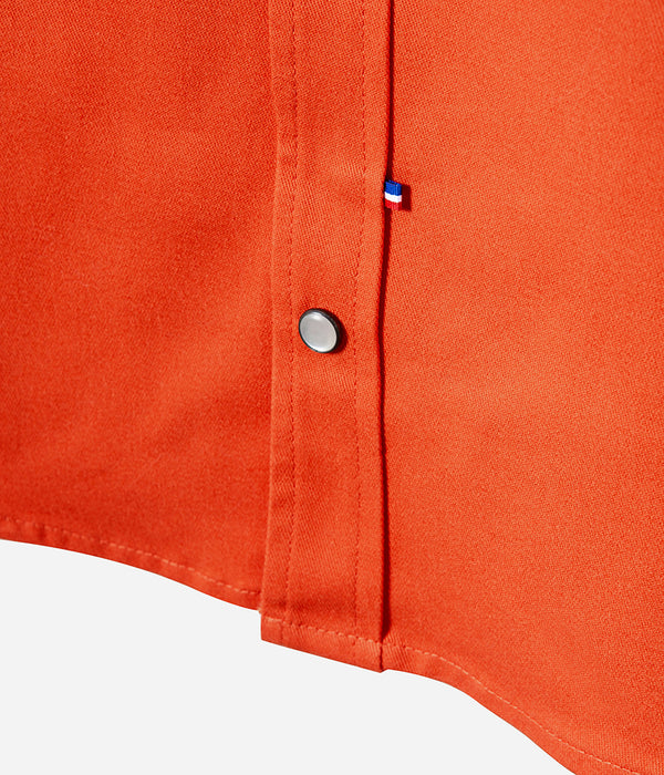 The “Jimmy” orange twill shirt