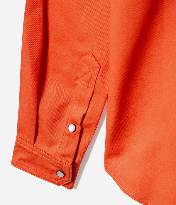 The “Jimmy” orange twill shirt