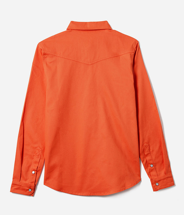 The “Jimmy” orange twill shirt