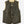 Le gilet «Lucien» canvas waxé kaki et canvas kaki clair