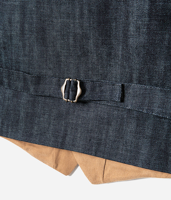 Le veston « Auguste » Twill kaki clair denim