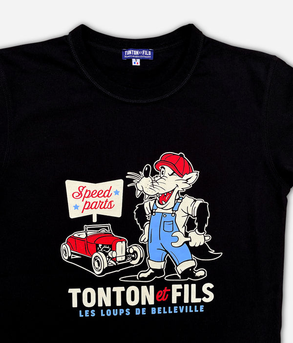 Le Tee-shirt « Les Loups de Belleville » Noir