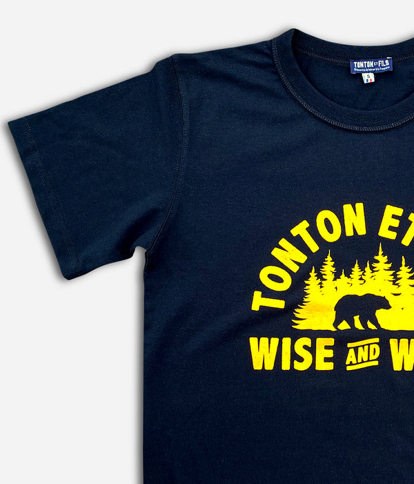 The navy “Wild&amp;Wise” t-shirt