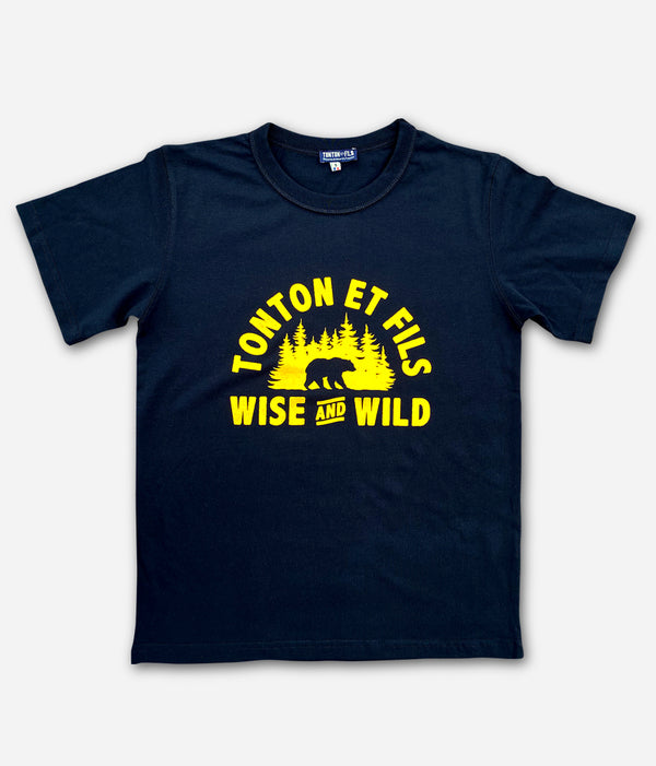 The navy “Wild&amp;Wise” t-shirt