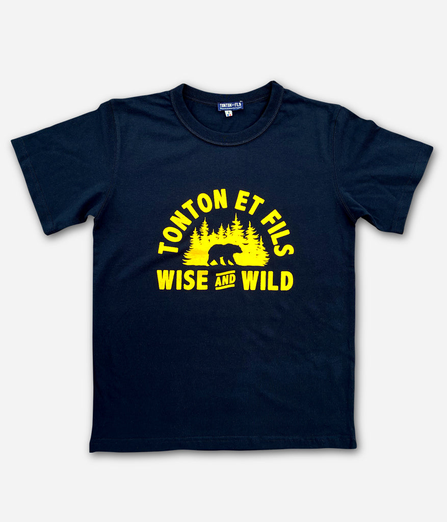 Le tee-shirt « Wild&Wise » marine