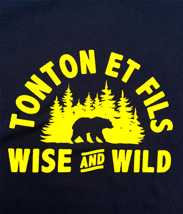 The navy “Wild&amp;Wise” t-shirt