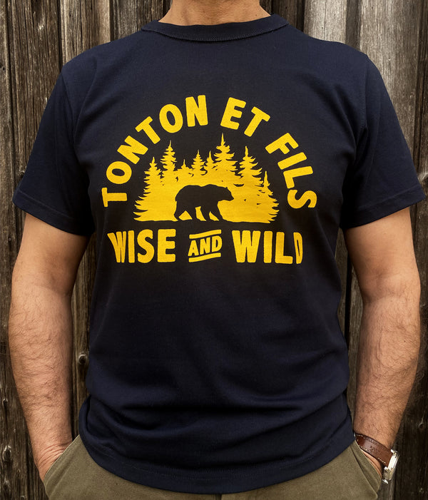 The navy “Wild&amp;Wise” t-shirt
