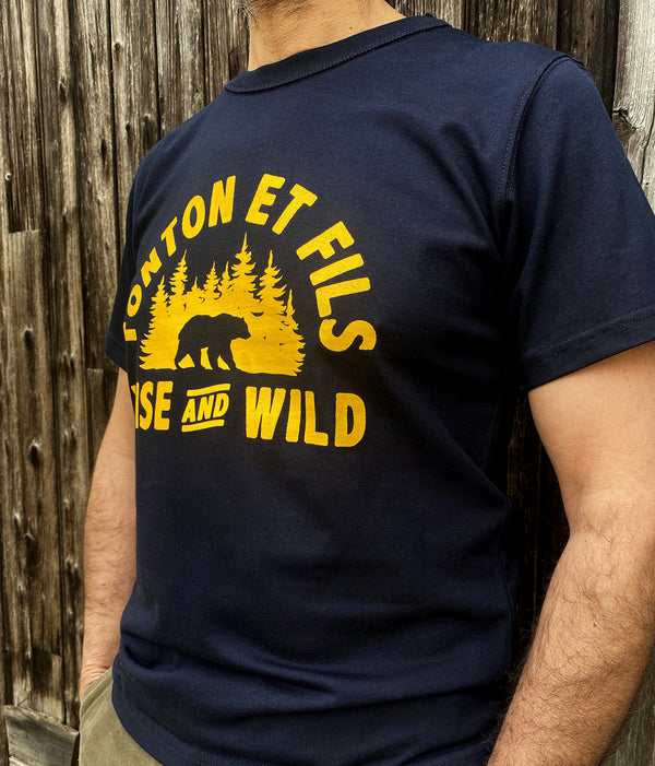 The navy “Wild&amp;Wise” t-shirt