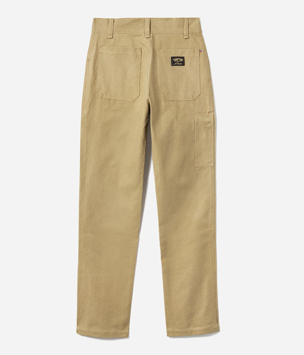Le pantalon « Arsène » Toile canvas beige lavée
