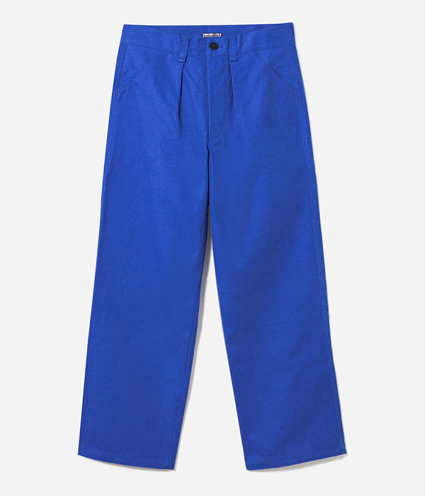 Le pantalon « de service » canvas Bleu Royal