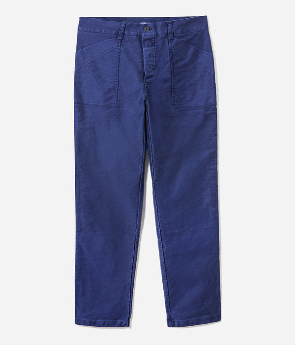 Le pantalon «Arsène Belleville » Moleskine Bleu