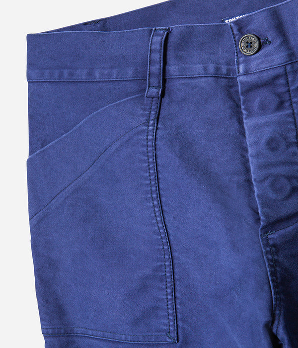 Le pantalon «Arsène Belleville » Moleskine Bleu