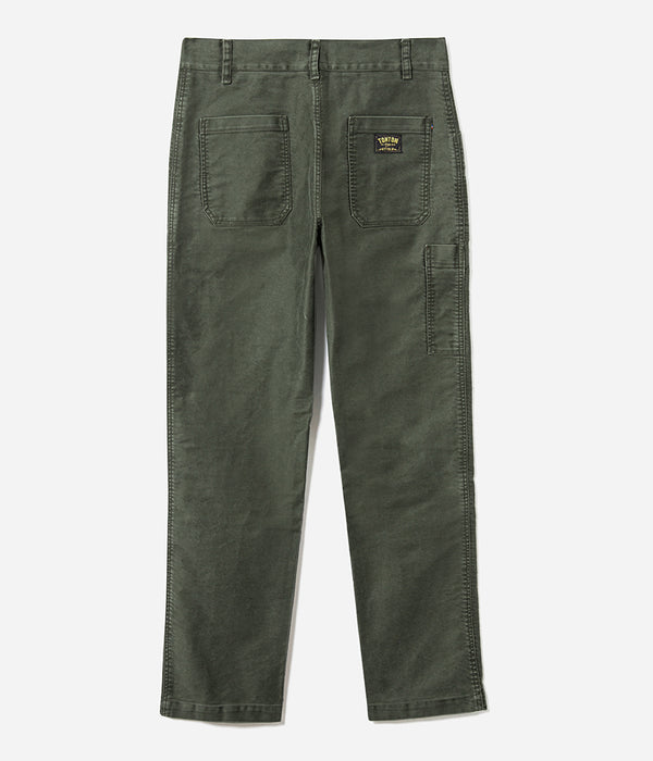 Le pantalon «Arsène Belleville » Moleskine kaki