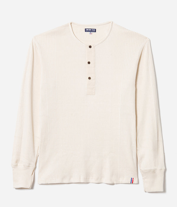 Henley « côte Richelieu » Écru