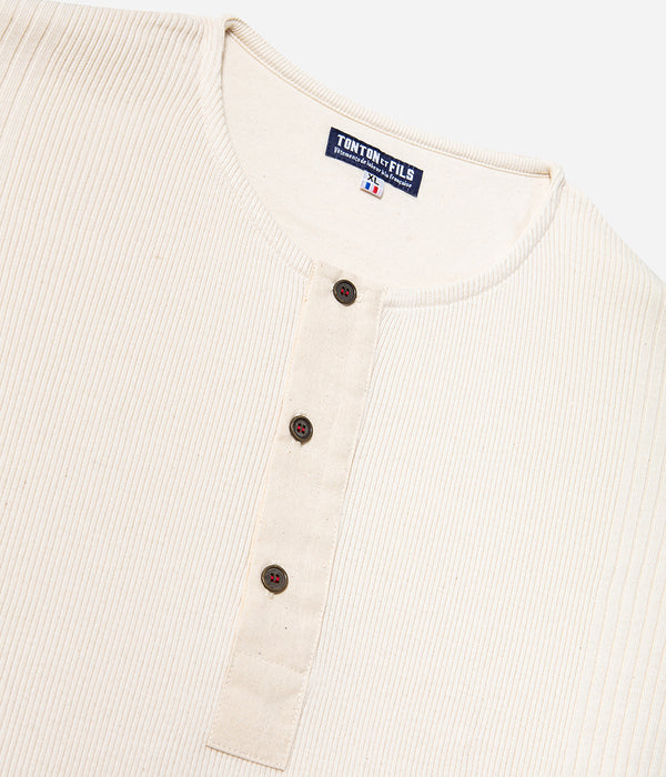 Henley « côte Richelieu » Écru