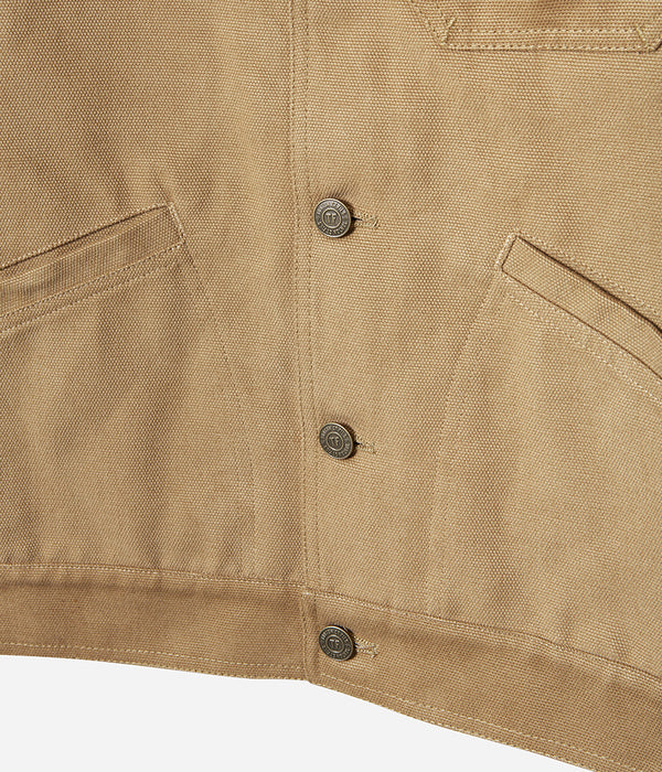 Le blouson «Monterey» canvas tan doublure polycoton