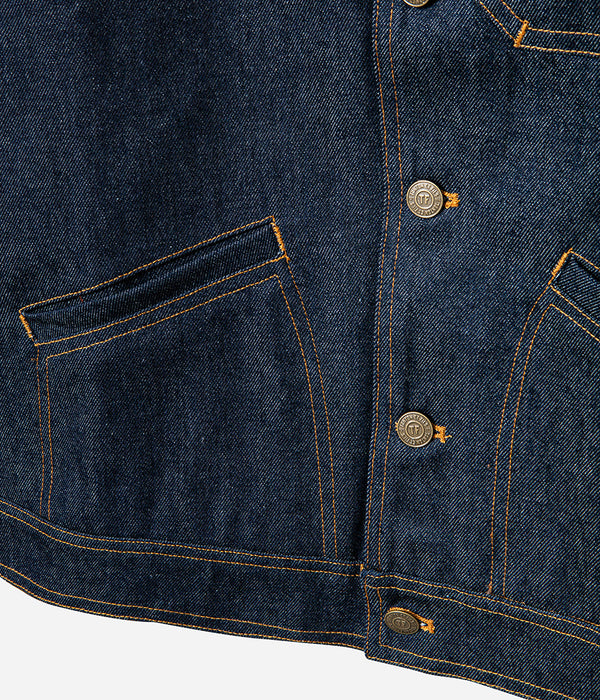 Le blouson « Monterey » denim doublure polycoton