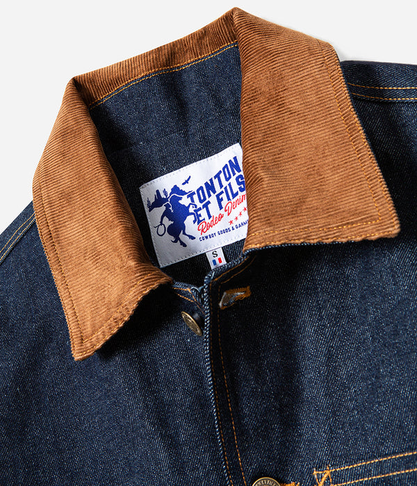 Le blouson « Monterey » denim doublure polycoton