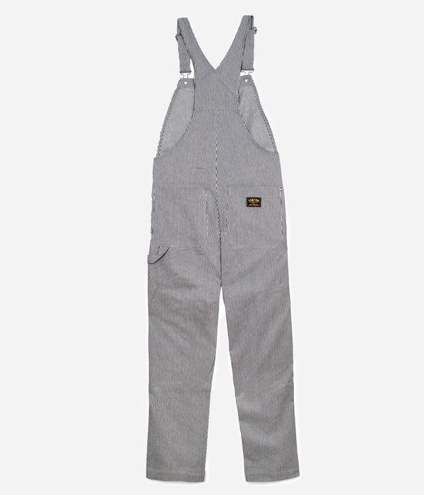 Tonton et Fils - La salopette homme «Billy» Hickory Stripe - Fabriquée en France - Vue de dos