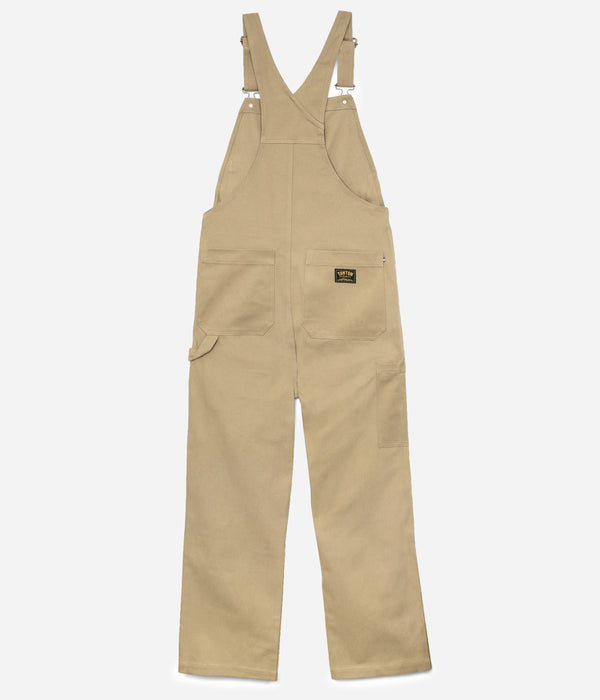 Tonton et Fils - La salopette homme «Billy» Tan fabriquée en France - Vue de dos