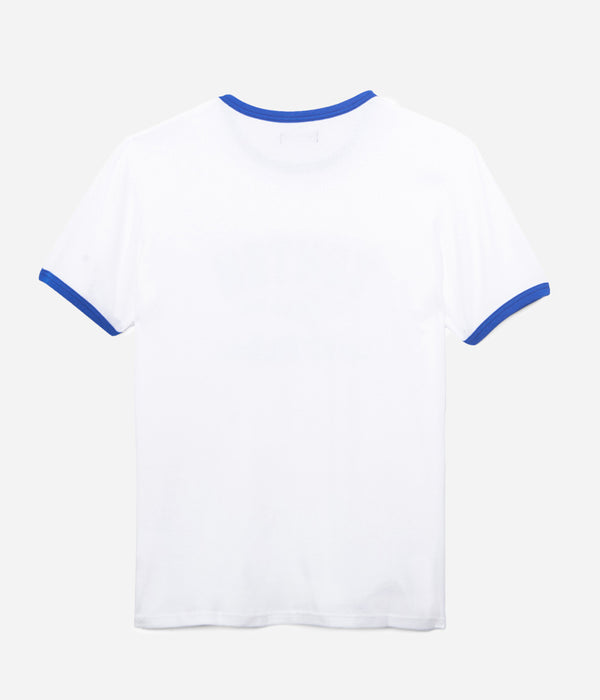 Tonton et Fils - Le tee-shirt homme manches courtes «Tonton» blanc et bleu royal - Fabriqué en France - Vue de dos