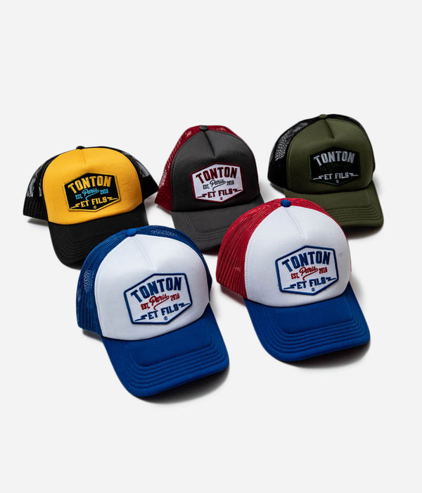 Tonton et Fils - Casquette "Trucker" - Vue générale des 5 coloris disponibles