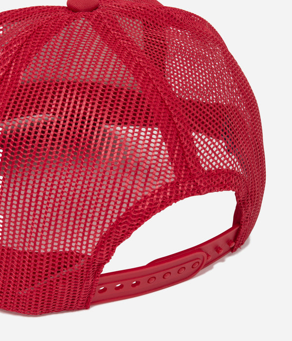 Tonton et Fils - Casquette "Trucker" - coloris Rouge-Blanc - Vue arrière
