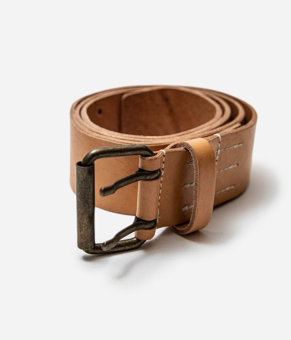 Tonton et Fils - Ceinture "Pousse cailloux" fauve - Fabriquée en France - Vue générale