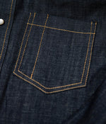 Tonton et Fils - La chemise «Jimmy» denim brut - Fabriquée en France - Zoom sur la poche