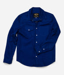 Tonton et Fils - La chemise «Jimmy» twill bleu royal - Fabriquée en France - Vue générale