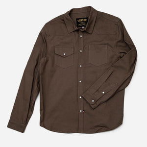 Tonton et Fils - La chemise «Jimmy» twill kaki - Fabriquée en France - Vue générale