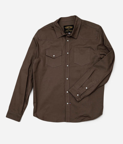 La chemise «Jimmy» twill kaki