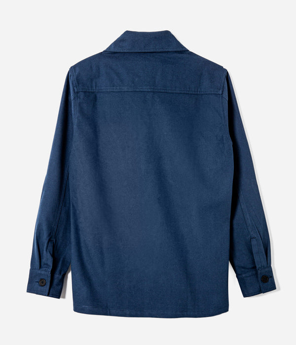 Tonton et Fils - La veste femme "L'Ouvrière" de l'Ouvrière Moderne - Canvas marine - Fabriquée en France - Vue générale de dos