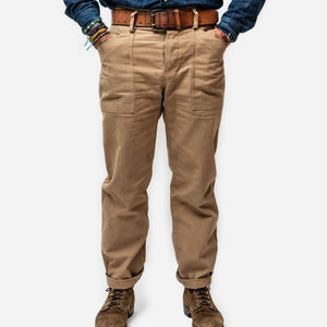 Tonton et Fils - Le pantalon homme « Arsène » canvas tan - Fabriqué en France - Vue générale