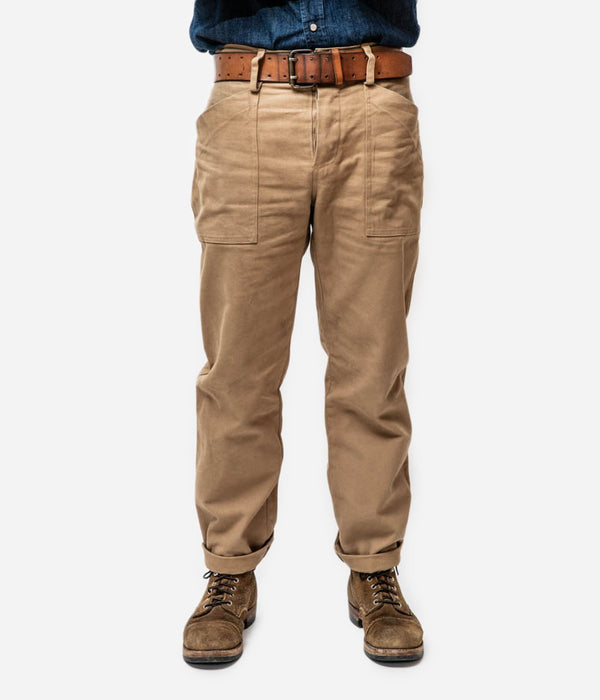Tonton et Fils - Le pantalon homme « Arsène » canvas camouflage Rip-Stop - Fabriqué en France - Vue de devant