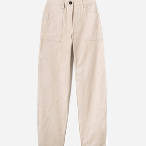Tonton et Fils - Pantalon femme «Louv 001» écru naturel de l'Ouvrière Moderne - Fabriqué en France -Vue générale