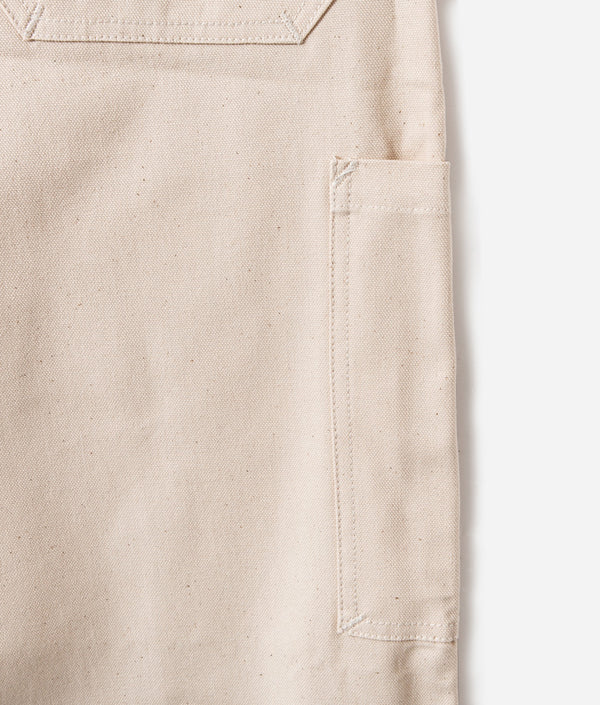 Tonton et Fils - Pantalon femme «Louv 001» écru naturel de l'Ouvrière Moderne - Fabriqué en France -Vue sur la poche porte-outils