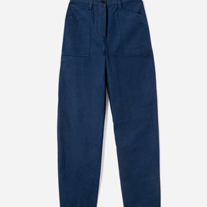 Tonton et Fils - Pantalon femme «Louv 001» marine de l'Ouvrière Moderne - Fabriqué en France -Vue générale