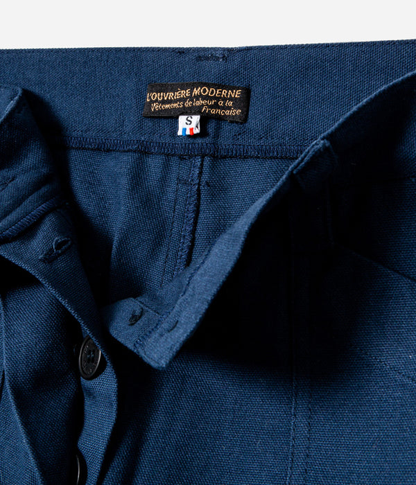 Tonton et Fils - Pantalon femme «Louv 001» marine de l'Ouvrière Moderne - Fabriqué en France -Vue sur l'intérieur