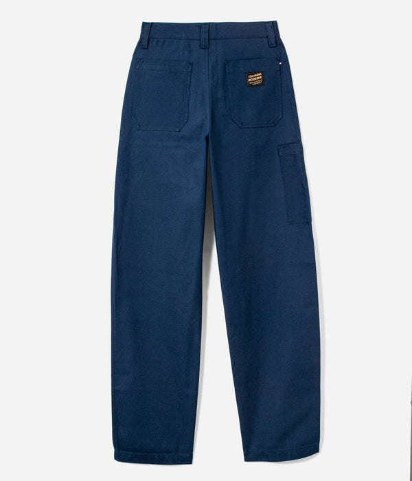 Tonton et Fils - Pantalon femme «Louv 001» marine de l'Ouvrière Moderne - Fabriqué en France -Vue générale de dos