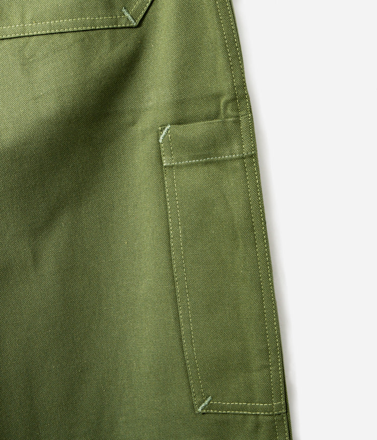 Tonton et Fils - Pantalon femme «Louv 001» vert de l'Ouvrière Moderne - Fabriqué en France -Vue sur la poche porte-outils