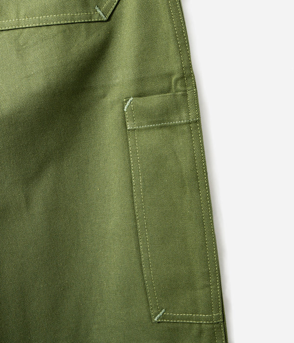Tonton et Fils - Pantalon femme «Louv 001» vert de l'Ouvrière Moderne - Fabriqué en France -Vue sur la poche porte-outils