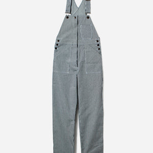 Tonton et Fils - Salopette femme «Billie» Denim Hickory bleu de l'Ouvrière Moderne - Fabriquée en France - Vue générale