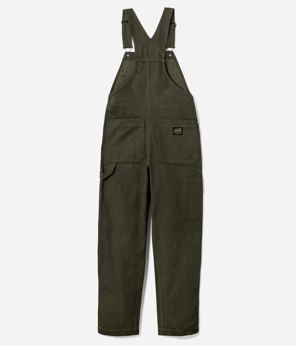 Tonton et Fils - Salopette femme «Billie» Canvas Kaki de l'Ouvrière Moderne - Fabriquée en France - Vue générale de dos