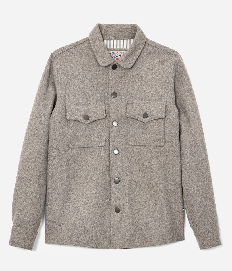 Surchemise Laine Beige Homme Sur Chemise Beige Surchemise En Laine