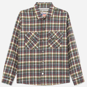 Tonton et Fils - La sur-chemise homme «Émile» laine à carreaux - Fabriquée en France - Vue générale